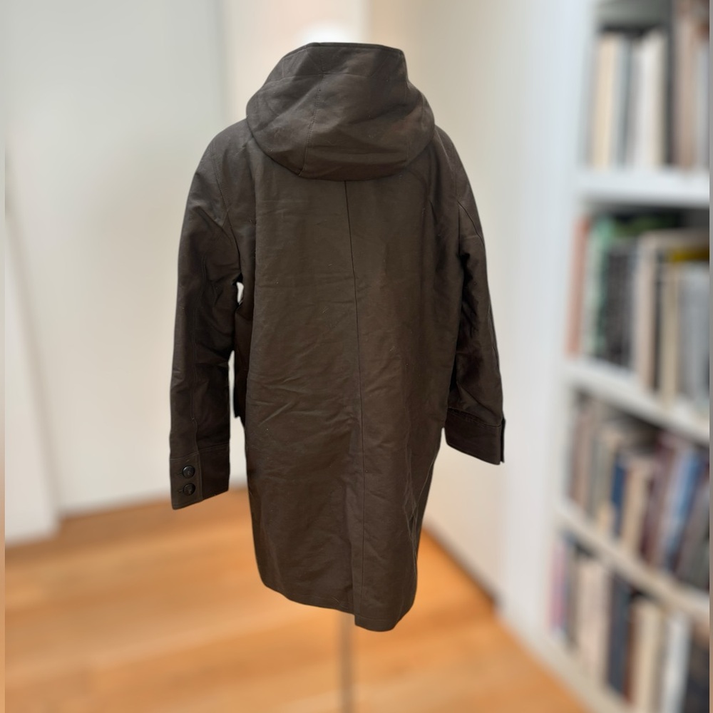 Sezane Bill Coat NWT in olive green/khaki color - Picture 8 of 12